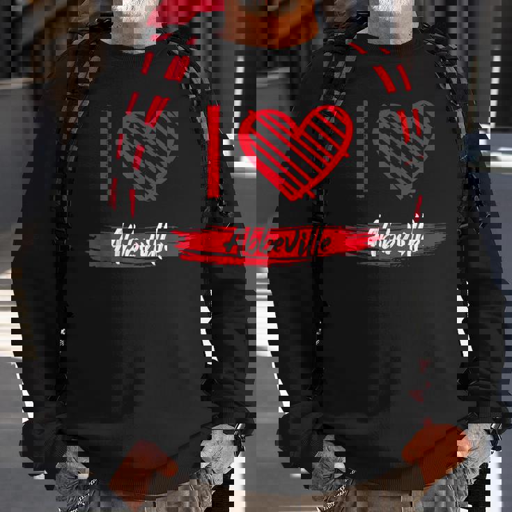 I Love Abbeville I Heart Abbeville Sweatshirt Gifts for Old Men