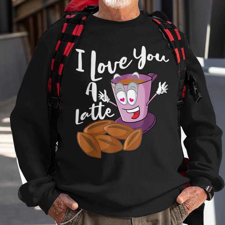 I Love You A Latte Macchiato Valentines Day Sweatshirt Gifts for Old Men