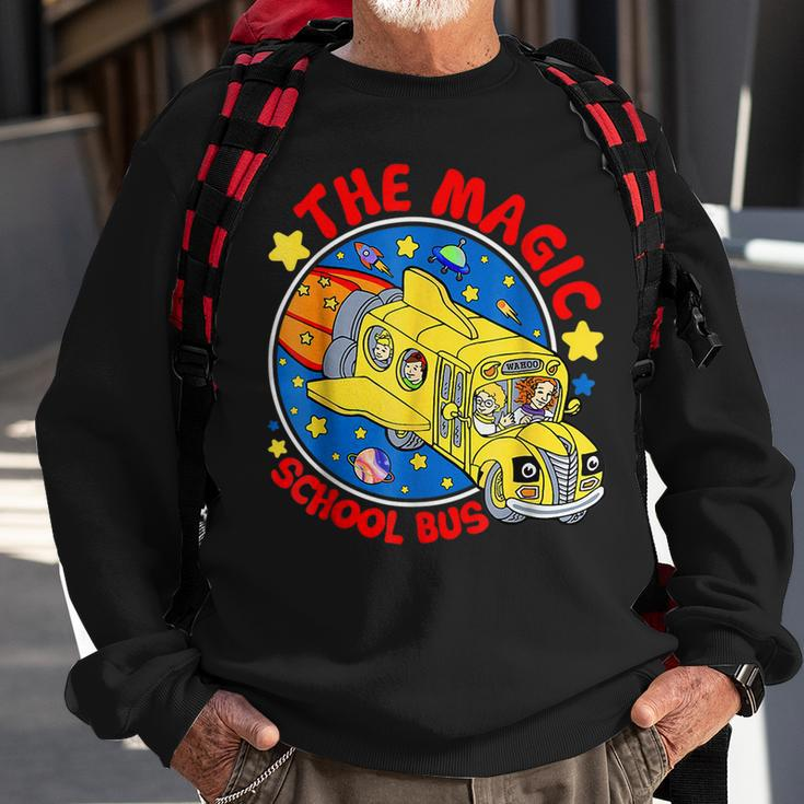 Magic School Bus Driver Funny Seatbelts Everyone Job Pride Sweatshirt Gifts for Old Men