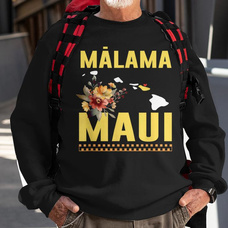Malama Maui Malama Strong Hawaii Sweatshirt Gifts for Old Men