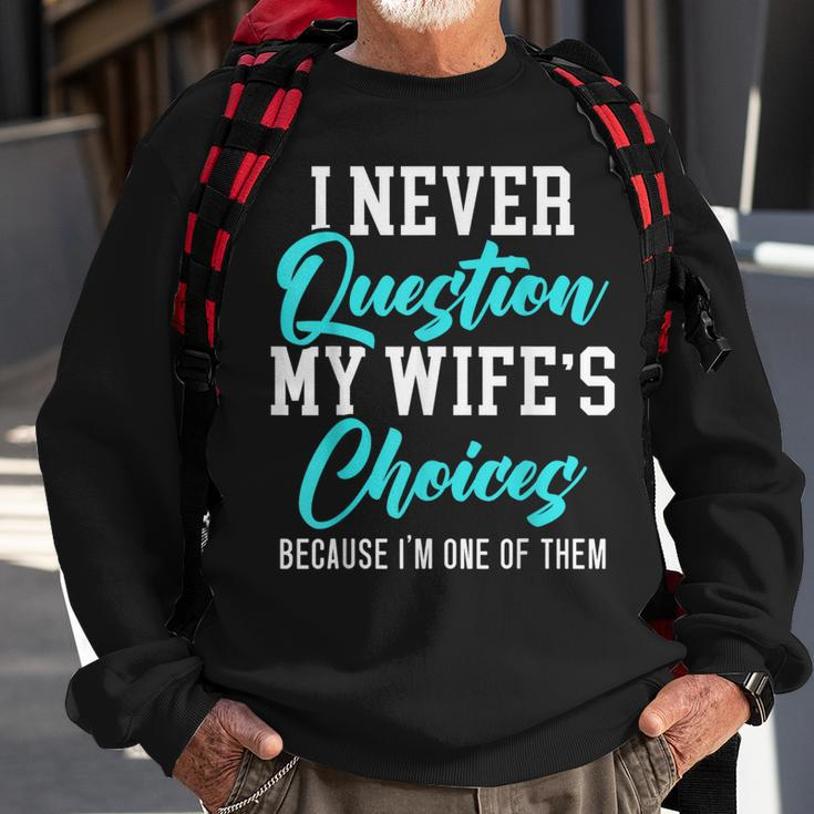 Married Couple Wedding Anniversary Marriage Sweatshirt Gifts for Old Men