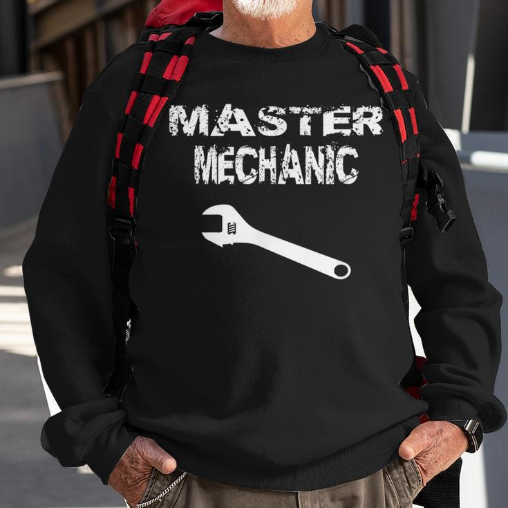Master MechanicIdea Auto Repairman Sweatshirt Gifts for Old Men