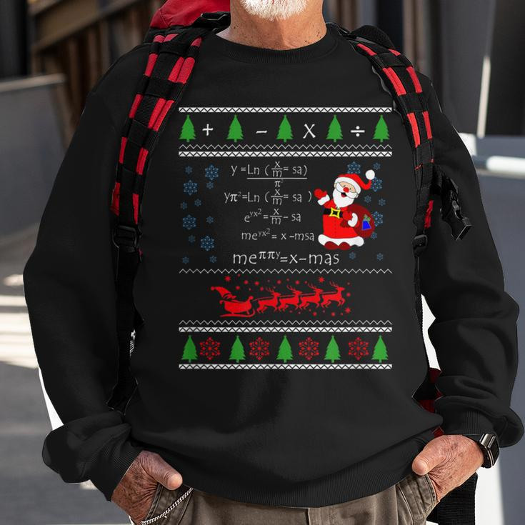 Math Lovers Equation Ugly Christmas Sweater Sweatshirt Gifts for Old Men