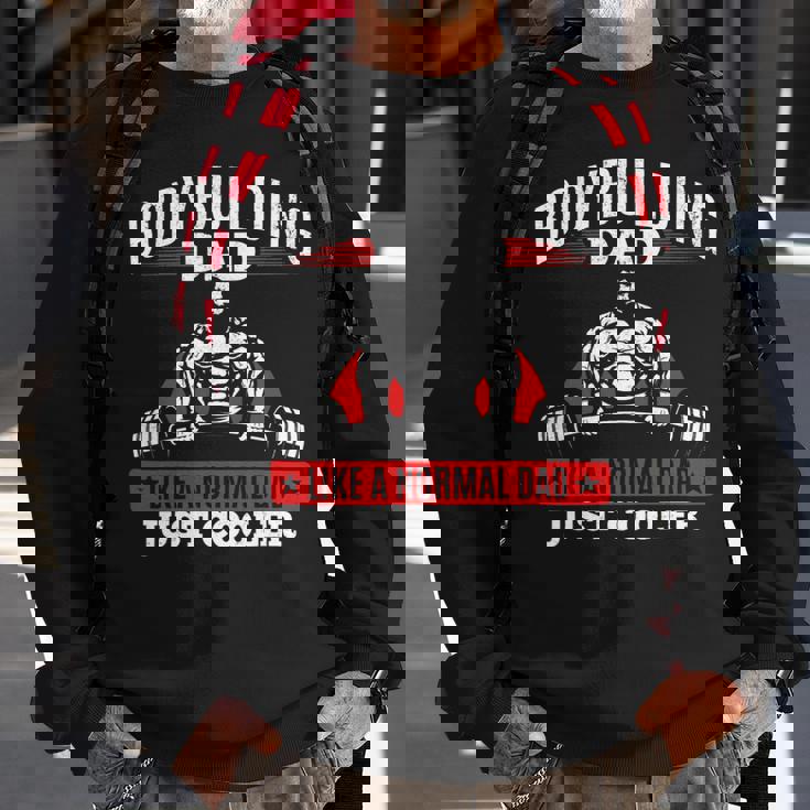 Mens Gym Bodybuilding Fitness Training Weightlifting Dad Sweatshirt Gifts for Old Men