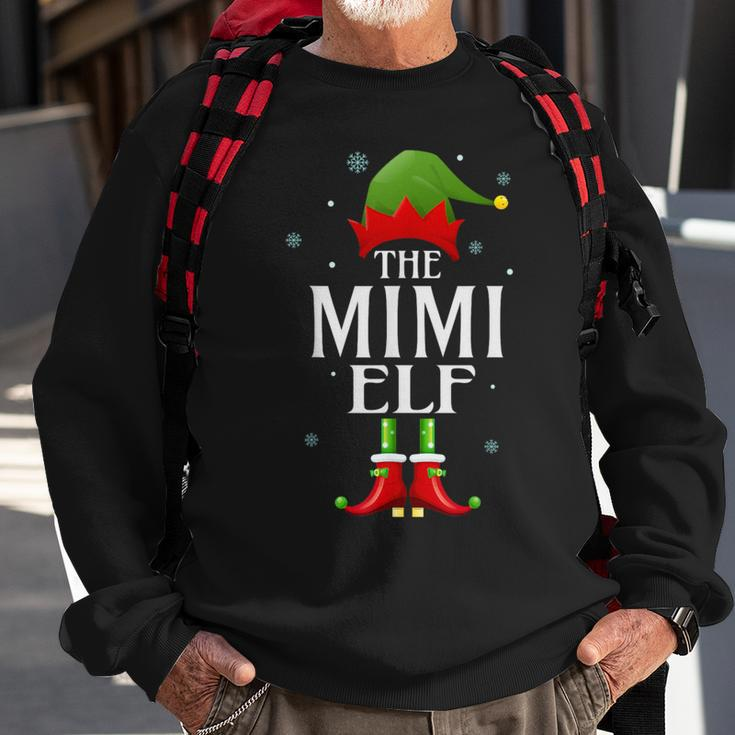 Mimi Elf Xmas Matching Family Group Christmas Party Pajama Sweatshirt Gifts for Old Men