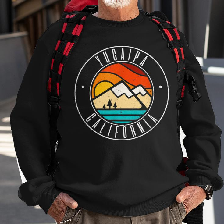 Minimalist Outdoors Yucaipa California Ca Sweatshirt Gifts for Old Men