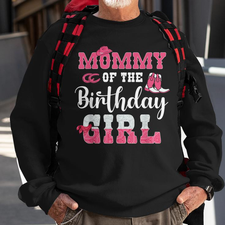 Mommy Of The Birthday Girl Western Cowgirl Themed 2Nd Bday Sweatshirt Gifts for Old Men