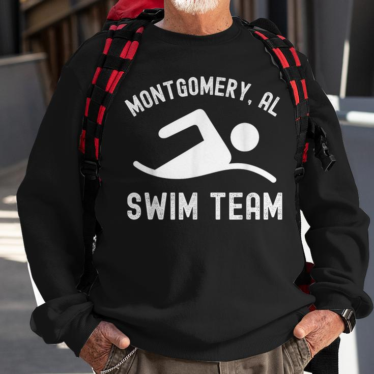 Montgomery Alabama Swim Team Riverfront Boat Brawl Sweatshirt Gifts for Old Men