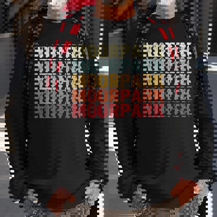Moorpark California Moorpark Ca Retro Vintage Text Sweatshirt Gifts for Old Men