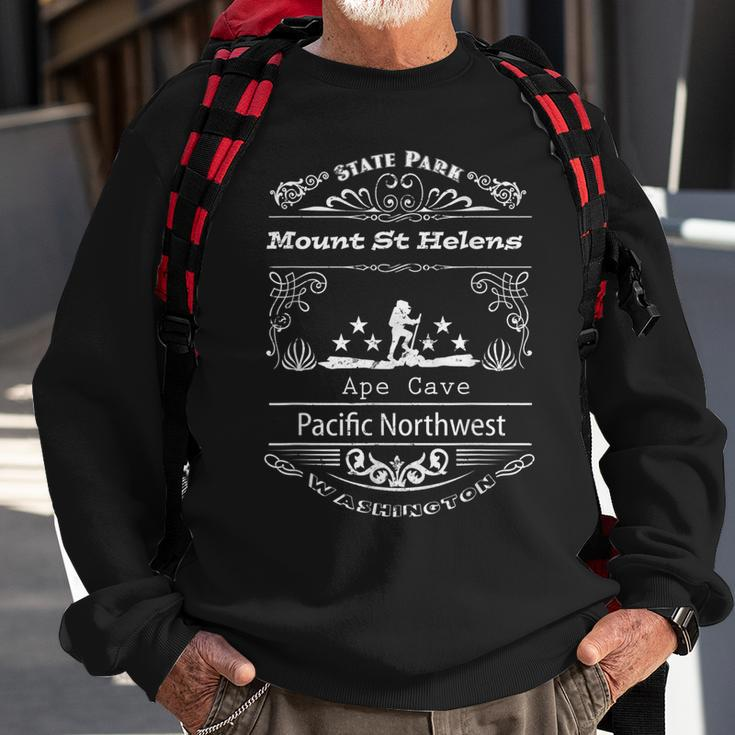 Mount St Helens Washington Casual Fashion Sweatshirt Gifts for Old Men
