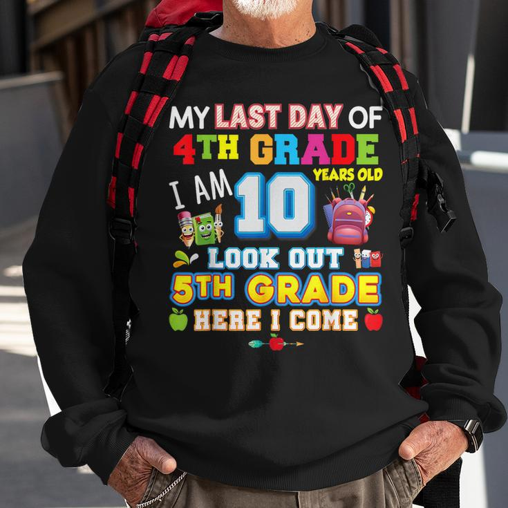 My Last Day Of 4Th Grade 5Th Here I Come So Long Graduate Sweatshirt Gifts for Old Men