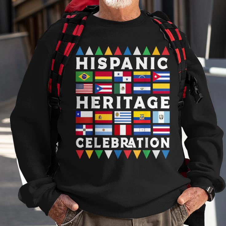National Hispanic Heritage Month Latina Countries Sweatshirt Gifts for Old Men
