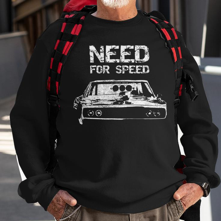 Need For Speed Muscle Car Sweatshirt Gifts for Old Men