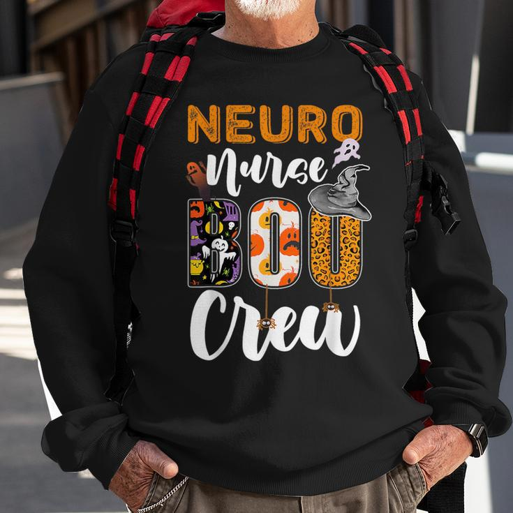 Neuro Nurse Boo Crew Ghost Halloween Nursing Spooky Sweatshirt Gifts for Old Men