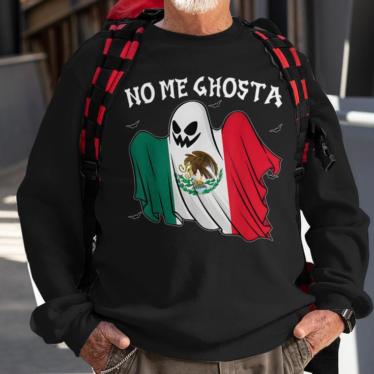 No Me Ghosta Mexican Halloween Ghost Fun Sweatshirt Gifts for Old Men