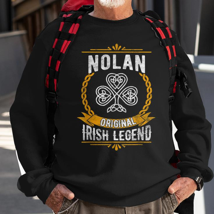 Nolan Irish Name Gift Vintage Ireland Family Surname Sweatshirt Gifts for Old Men