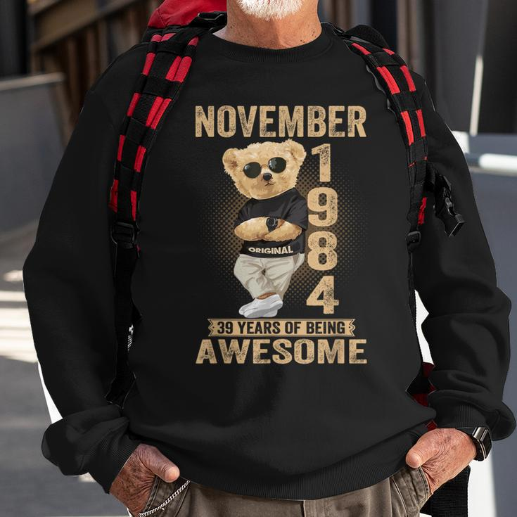 November 1984 39Th Birthday 2023 39 Years Of Being Awesome Sweatshirt Gifts for Old Men