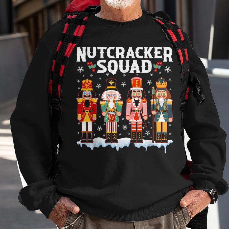 Nutcracker Squad Holiday Christmas Xmas Pajama Sweatshirt Gifts for Old Men