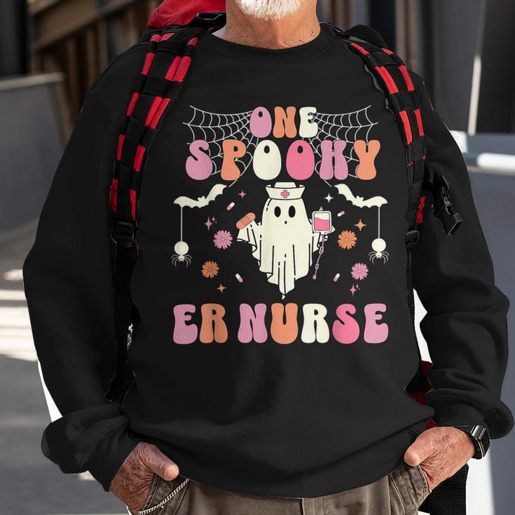 One Spooky Er Nurse Halloween Emergency Department Nurse Sweatshirt Gifts for Old Men