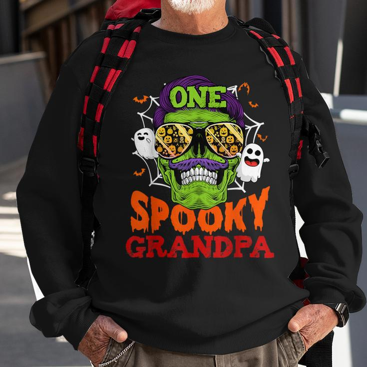 One Spooky Grandpa Halloween Costume Family Sweatshirt Gifts for Old Men