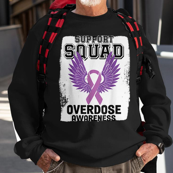 Overdose Awareness August We Wear Purple Overdose Awareness Sweatshirt Gifts for Old Men