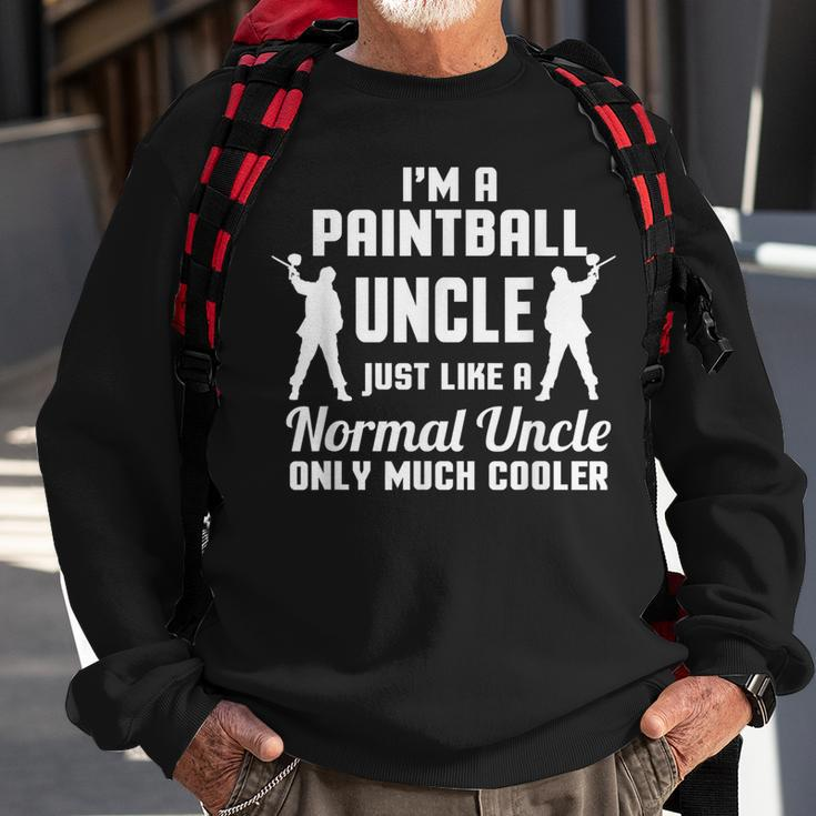 Paintball Uncle Player Paint Balling Woodsball FanSweatshirt Gifts for Old Men