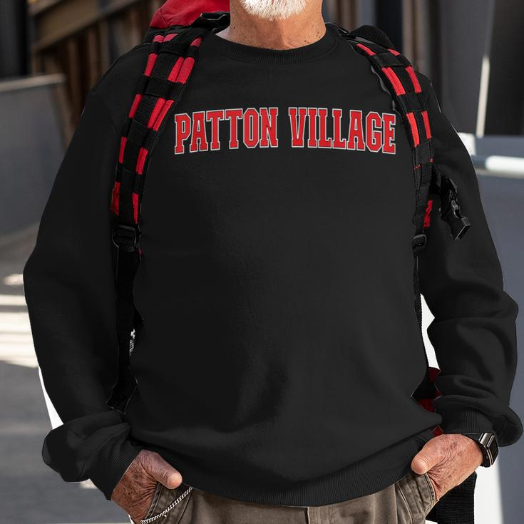 Patton Village California Souvenir Trip College Style Red Sweatshirt Gifts for Old Men