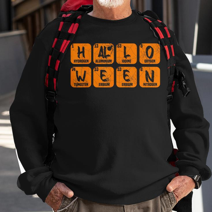 Periodic Table Science Elements Of Halloween Periodic Sweatshirt Gifts for Old Men