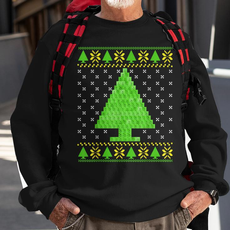 Periodic Table Ugly Christmas Sweater Sweatshirt Gifts for Old Men