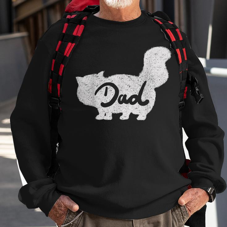 Persian Cat Dad VintageSweatshirt Gifts for Old Men