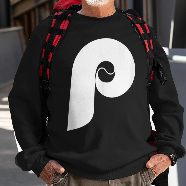 Philly Baseball P Sweatshirt Gifts for Old Men