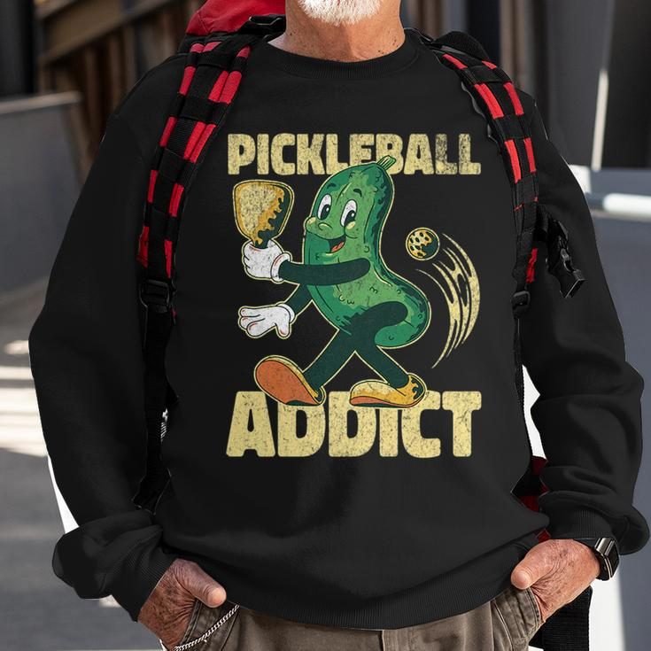 Pickleball Addict Sports Athlete Pickles Anime Kawaii Sweatshirt Gifts for Old Men