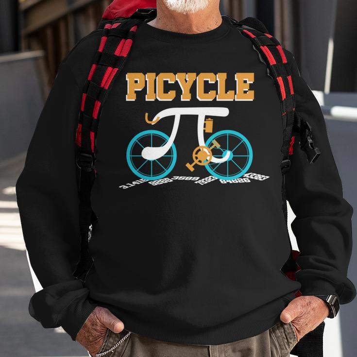 Picycle Bike Nerd Birthday Pi Day Sweatshirt Gifts for Old Men