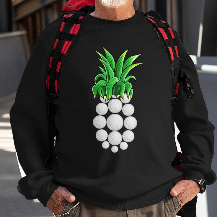 Pineapple GolfHawaiian Aloha Beach Gift Hawaii Sweatshirt Gifts for Old Men