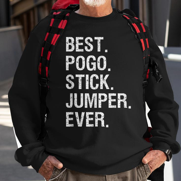 Pogo Stick Jumper Jumping Best Sweatshirt Gifts for Old Men