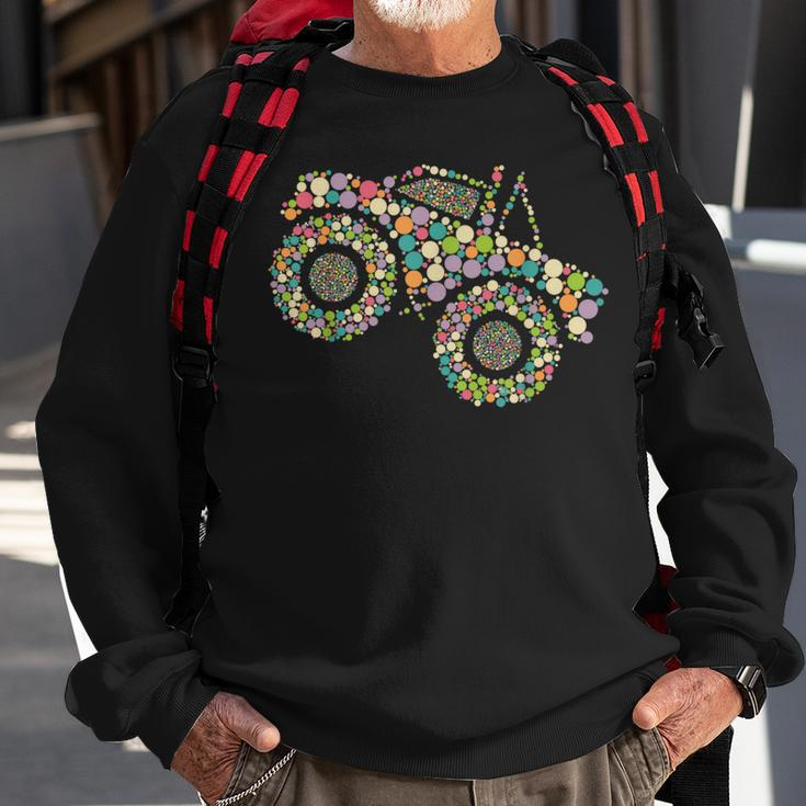 Polka Dot Monster Truck Dot Day Sweatshirt Gifts for Old Men
