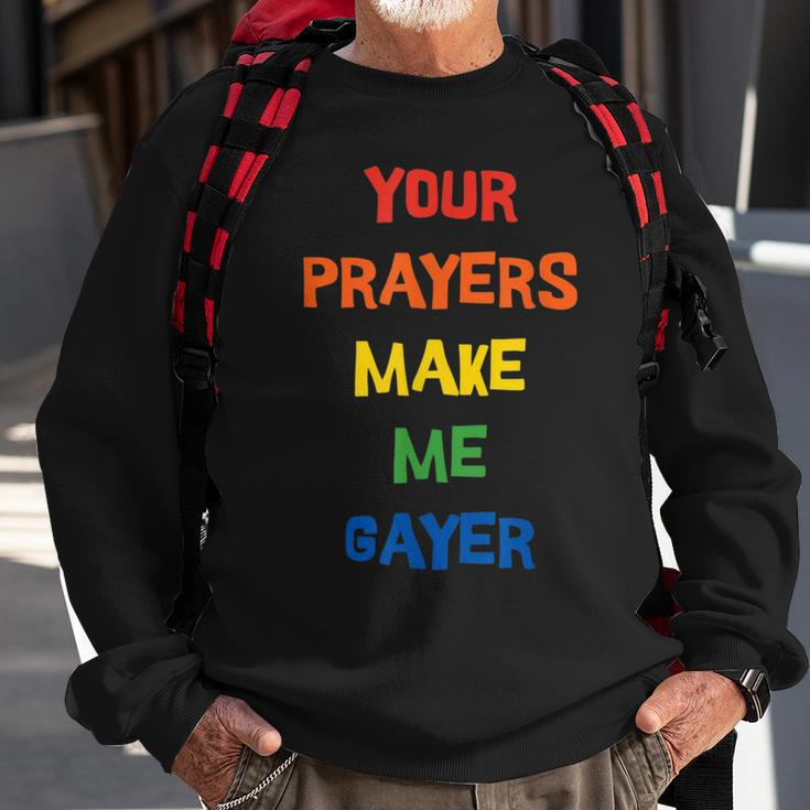 Pride Gay Lesbian Lgbtq Funny Religious Faith Sweatshirt Gifts for Old Men
