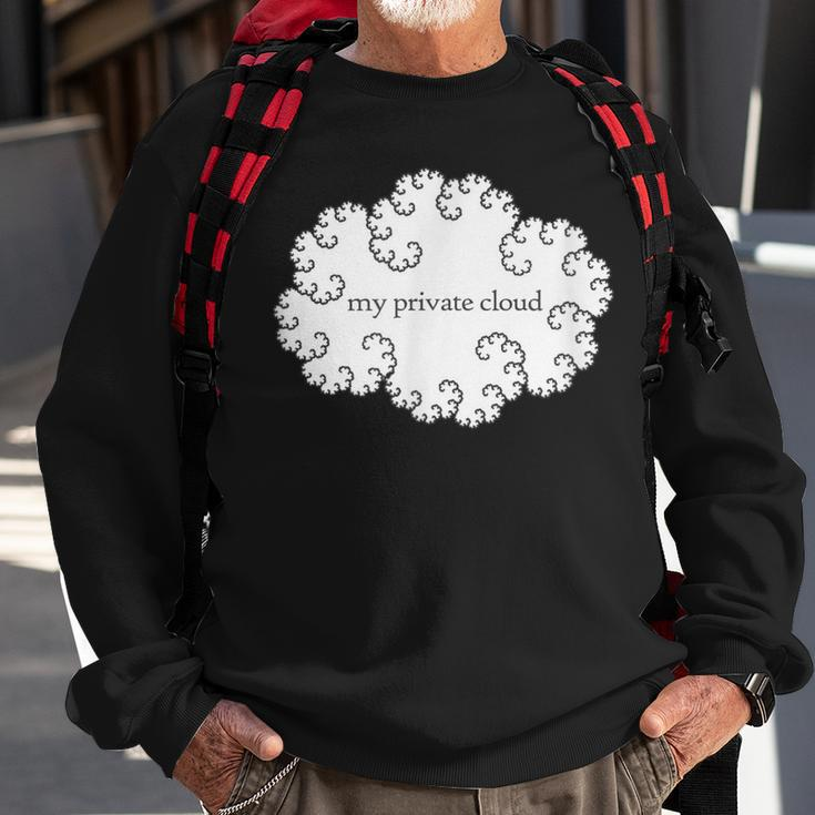 Private Cloud Computing Apparel For Tech Workers Sweatshirt Gifts for Old Men