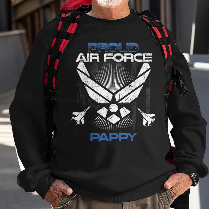 Proud Air Force Pappy Veterans Day Sweatshirt Gifts for Old Men