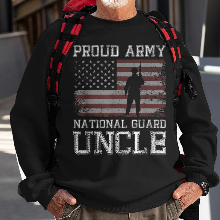 Proud Army National Guard Uncle Us Military Gift Gift For Mens Sweatshirt Gifts for Old Men