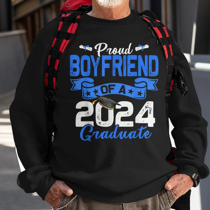 Proud Boyfriend Of A Class Of 2024 Graduate For Graduation Sweatshirt Gifts for Old Men