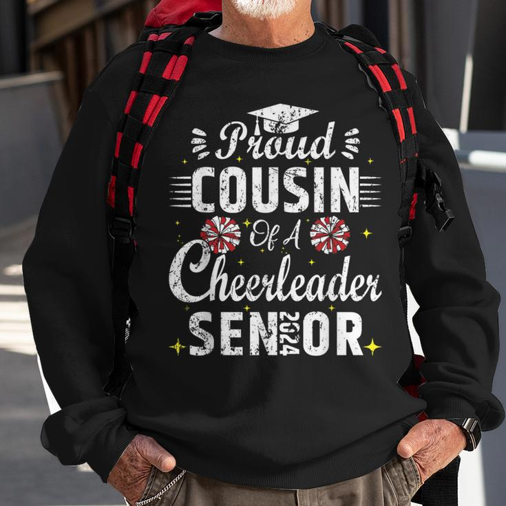 Proud Cousin Of Cheerleader Senior 2024 Senior Cheer Cousin Sweatshirt Gifts for Old Men