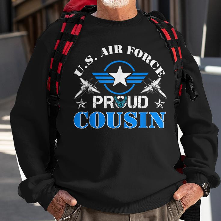 Proud Cousin Us Air Force Usaf Veteran Gift Sweatshirt Gifts for Old Men