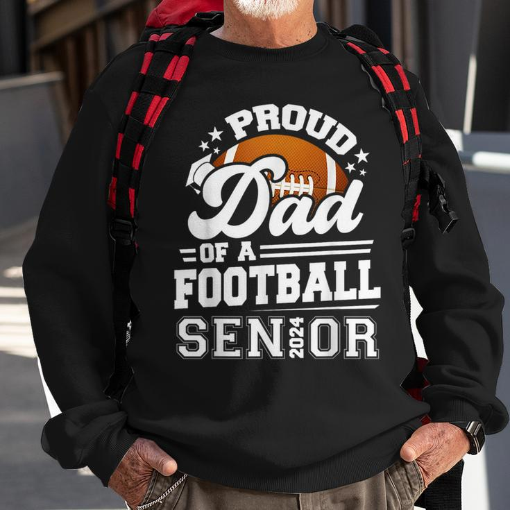 Proud Dad Of A Football Senior 2024 Graduate Graduation Sweatshirt Gifts for Old Men