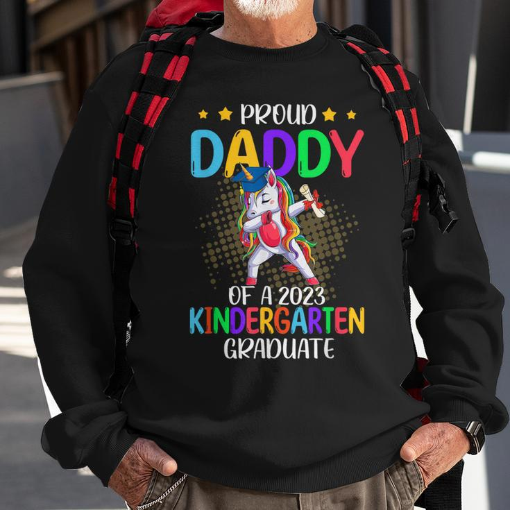 Proud Daddy Of A 2023 Kindergarten Graduate Unicorn Gift Sweatshirt Gifts for Old Men