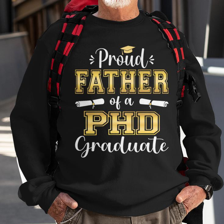 Proud Father Class Of 2023 Phd Graduate Doctorate Graduation Sweatshirt Gifts for Old Men