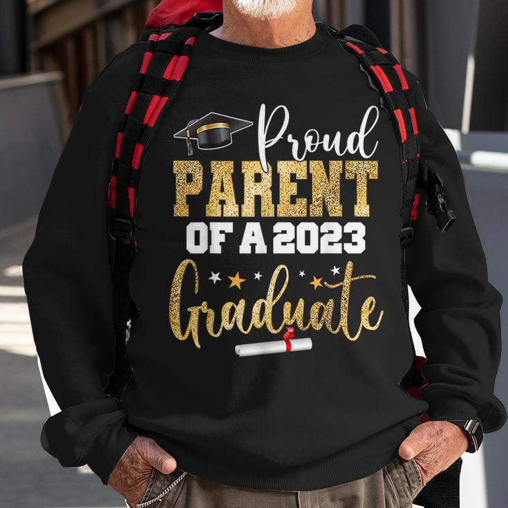 Proud Parent Of A 2023 Graduate Class Senior Graduation Sweatshirt Gifts for Old Men