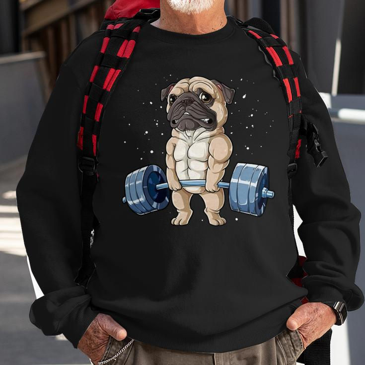 Pug Weightlifting - Mens Standard Sweatshirt Gifts for Old Men