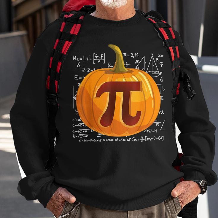 Pumpkin Pie Math Halloween Thanksgiving Pi Day Sweatshirt Gifts for Old Men