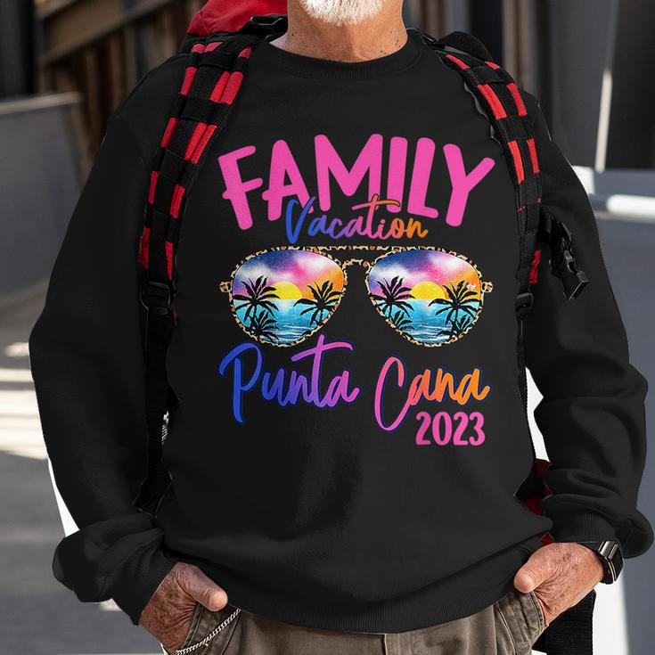 Punta Cana Dominican 2023 Sunglasses Theme Family Vacation Sweatshirt Gifts for Old Men